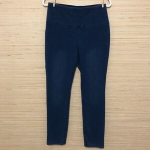 GRACE The Perfect Fit High-Waisted Blue Tummy Control Leggings Size Medium